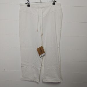 The Earth Collection cropped pants with embroidery size M